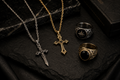 Jewellery Set — 2 Necklaces & 3 Rings
