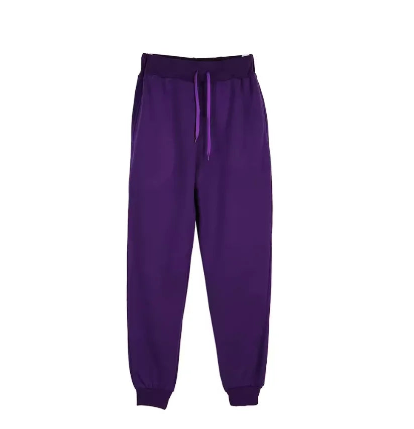 Men's Casual Sweatpants Fleece Sports Pants Unisex Fashion Solid Loose Trousers Streetwear Autumn Winter Jogging Fitness Pants