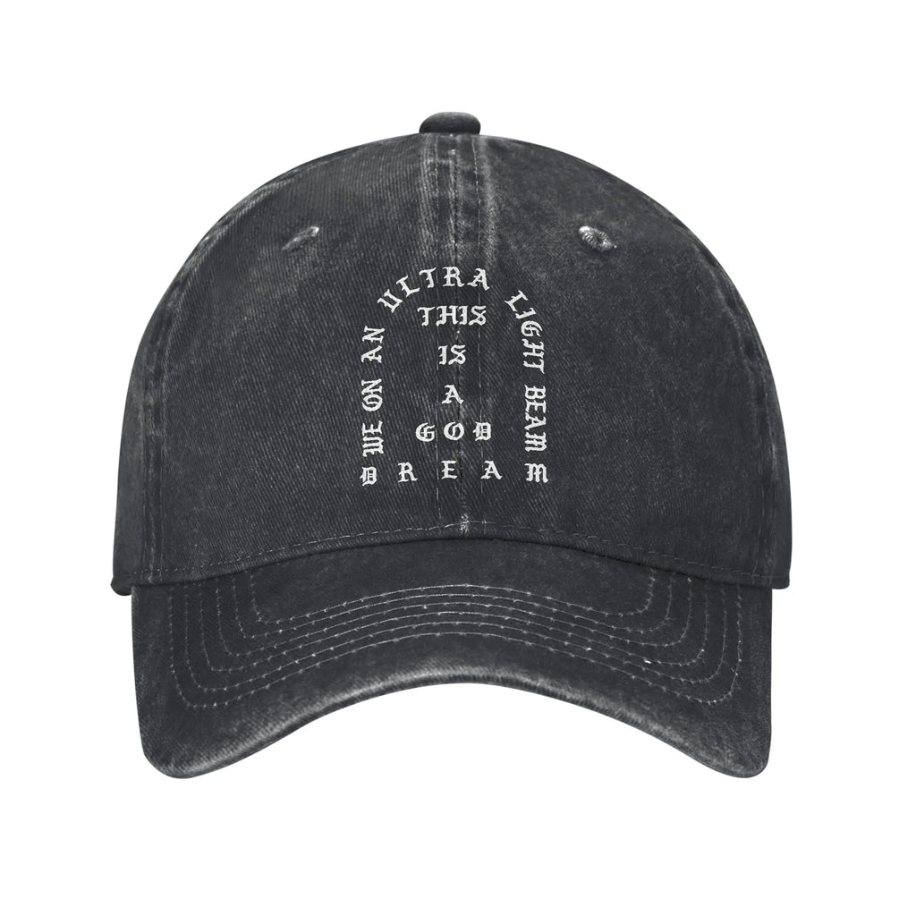Kanye West Bully Baseball Cap Unisex Distressed Cotton Snapback Cap  Outdoor Running Golf Unstructured Soft Hats Cap