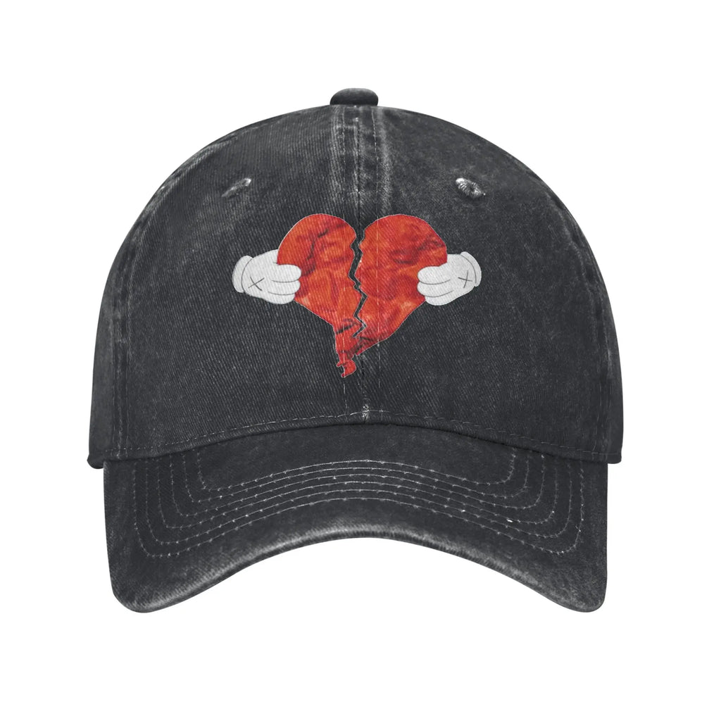 Kanye West Bully Baseball Cap Unisex Distressed Cotton Snapback Cap  Outdoor Running Golf Unstructured Soft Hats Cap