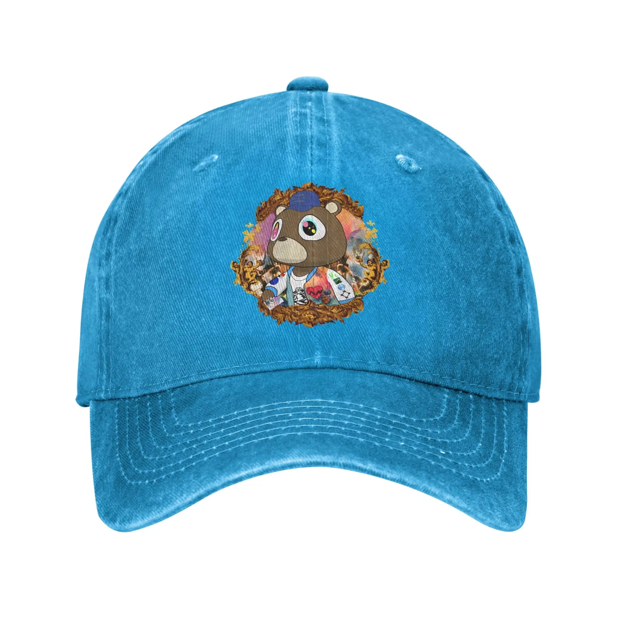 Kanye West Bully Baseball Cap Unisex Distressed Cotton Snapback Cap  Outdoor Running Golf Unstructured Soft Hats Cap