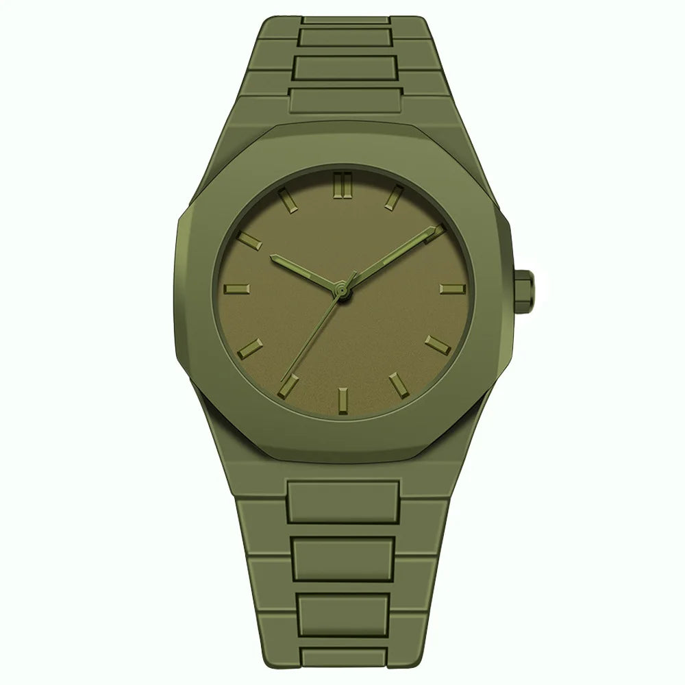 2025 New Modern Simple Creative Sports Watch Casual Design Business Waterproof Quartz Watches Gift for Men Reloj Hombre