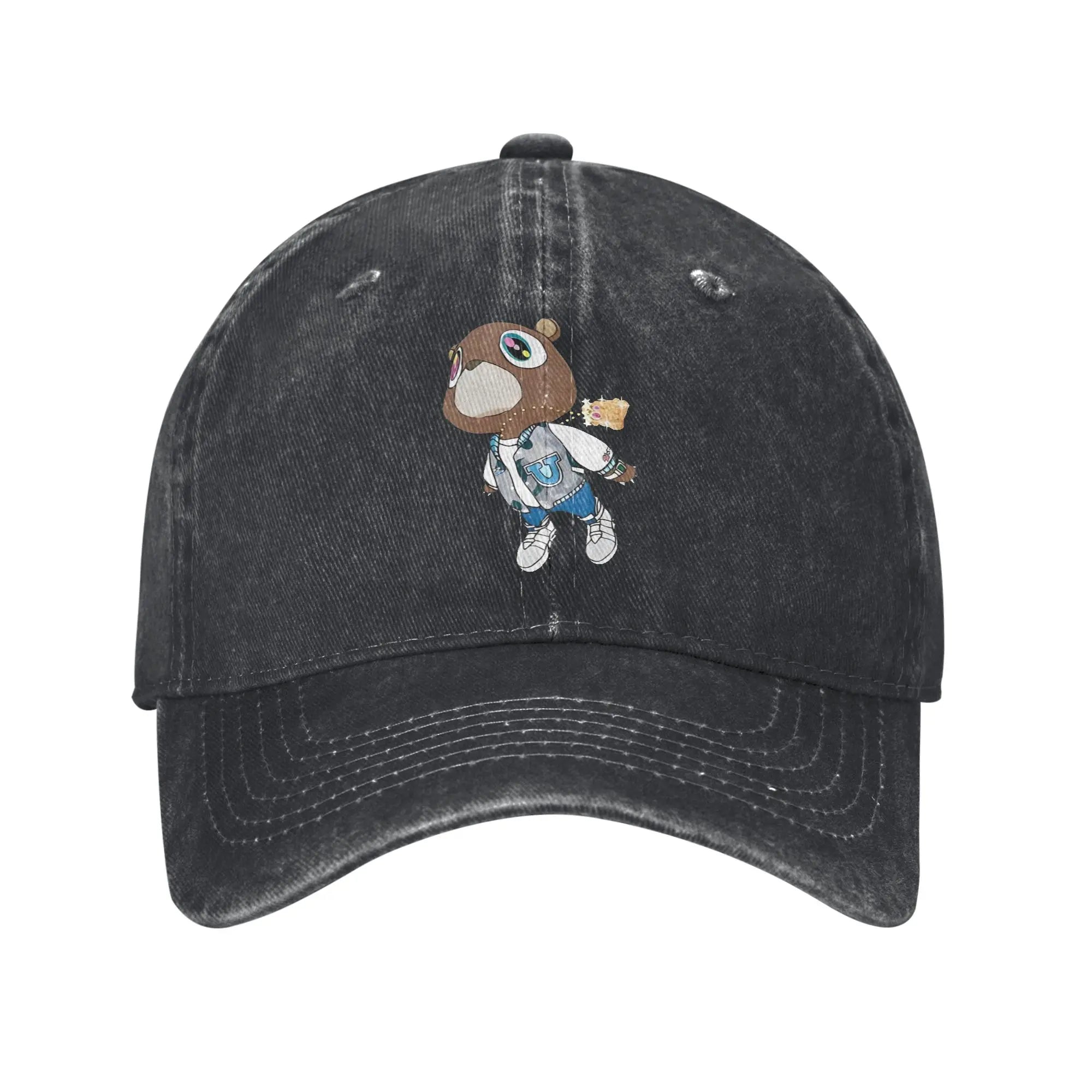 Kanye West Bully Baseball Cap Unisex Distressed Cotton Snapback Cap  Outdoor Running Golf Unstructured Soft Hats Cap