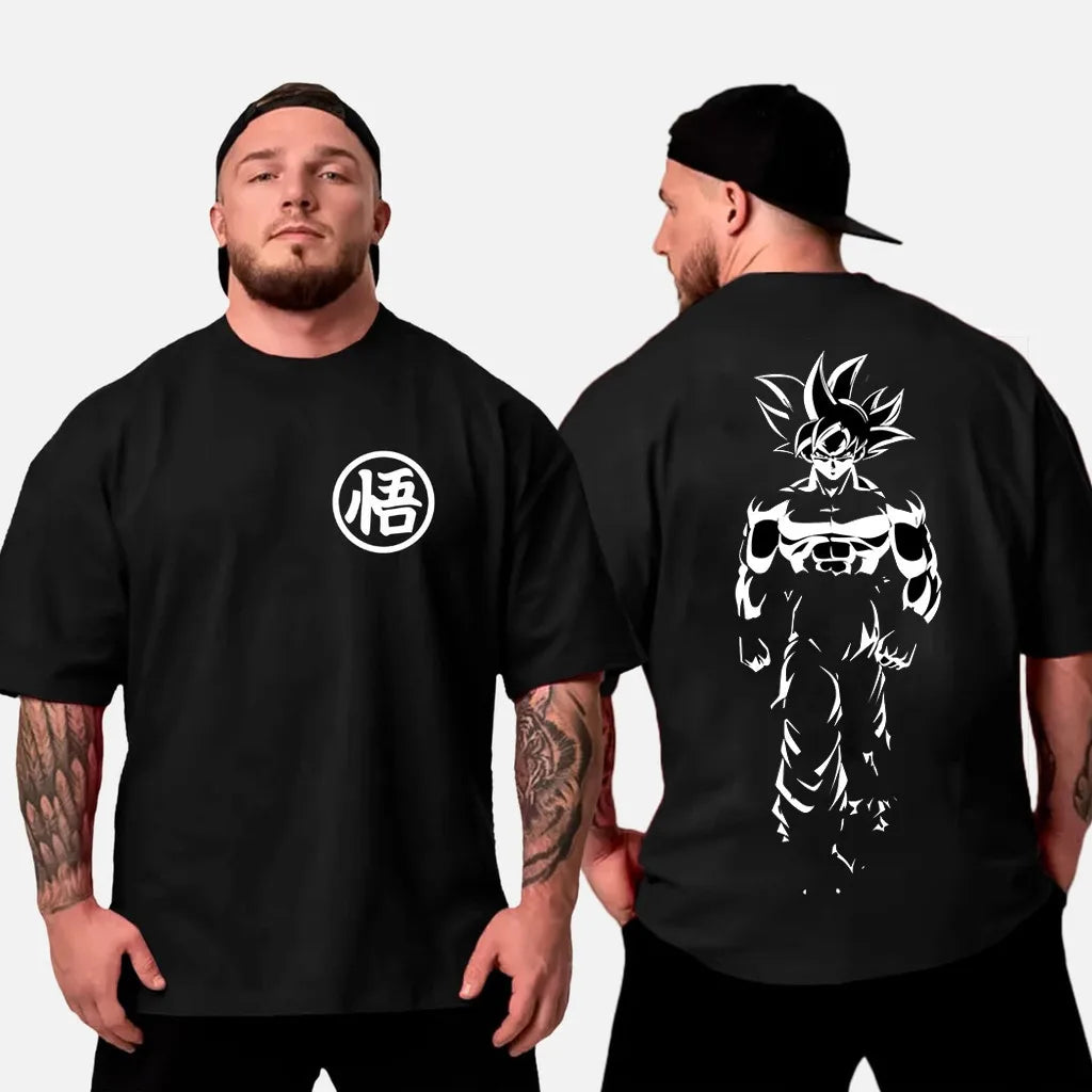 Dragon Ball Son Goku 2025 New Hot Anime Harajuku Summer T-shirt Men Cotton Fitness Retro Street Wear Oversized Women Casual Top