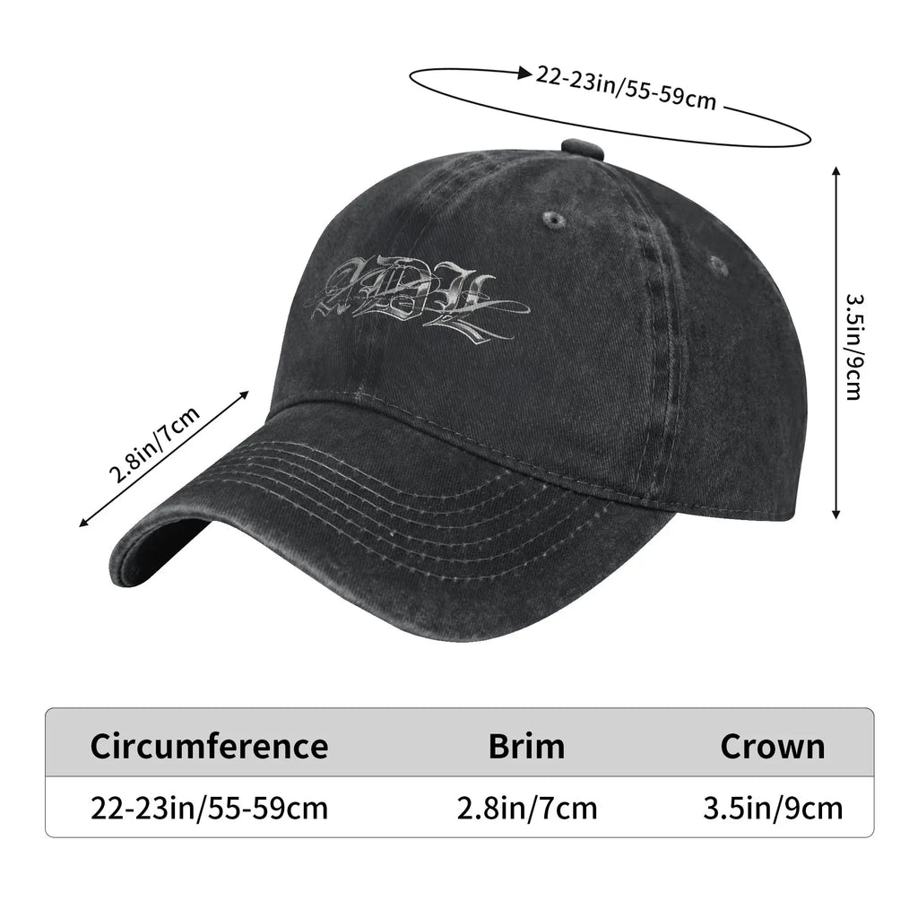 Rapper Yeat  Baseball Cap Sun ADL Album Kpop Rock Sun-Proof Washed Trucker Hat Couple Women Streetwear Design Baseball Caps