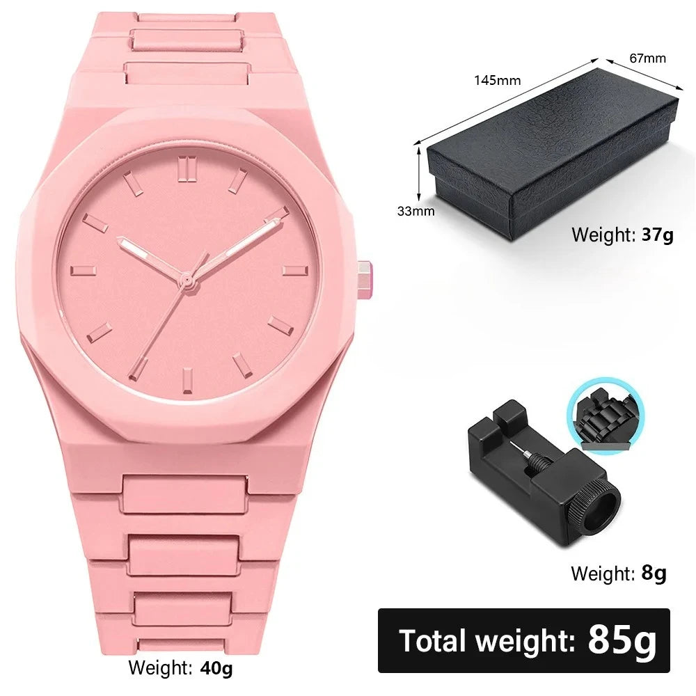2025 New Modern Simple Creative Sports Watch Casual Design Business Waterproof Quartz Watches Gift for Men Reloj Hombre