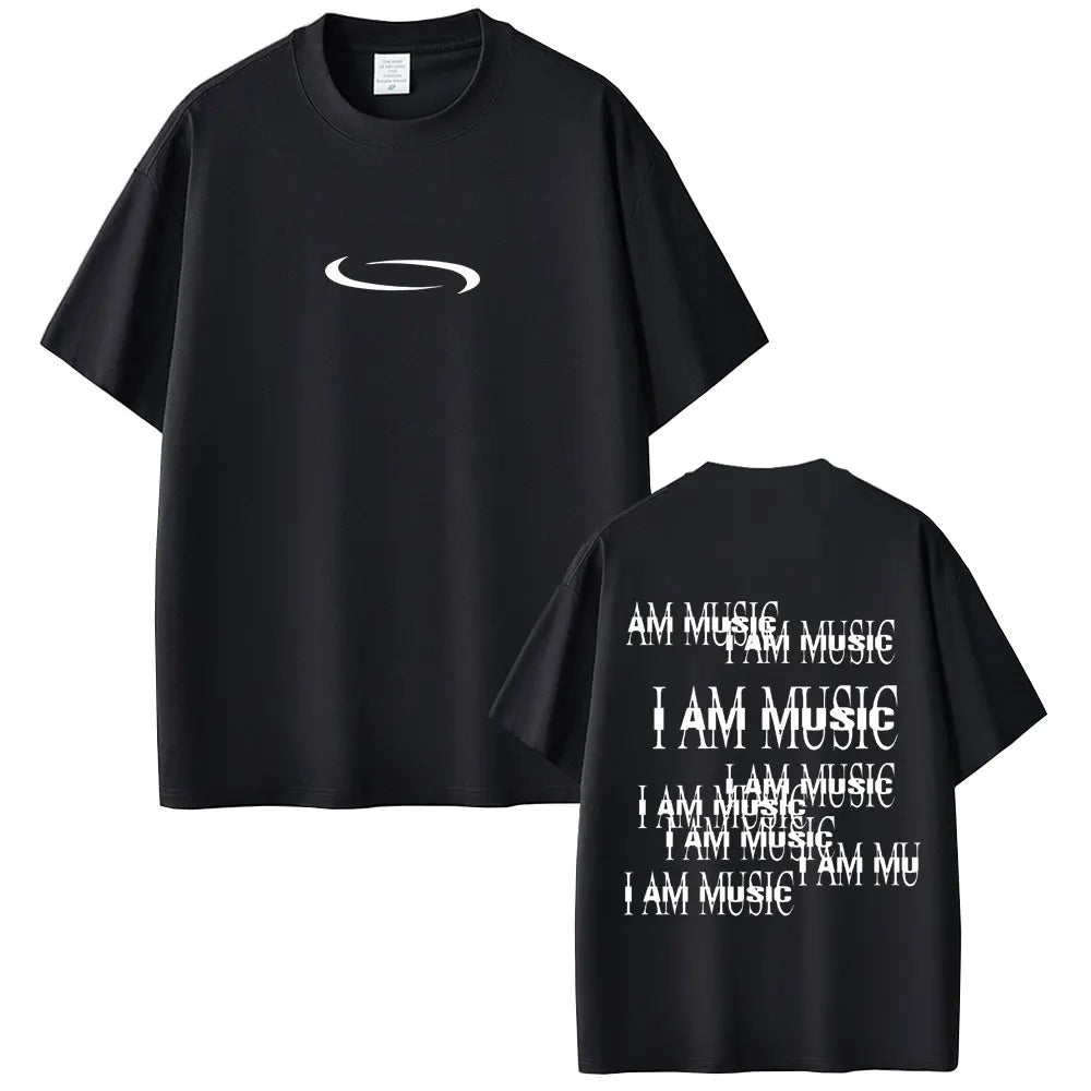 Rapper Playboi Carti I Am Music New Album Cover Graphic Print Tshirt Men's Casual Vintage T-shirt Men Hip Hop Oversized T Shirts