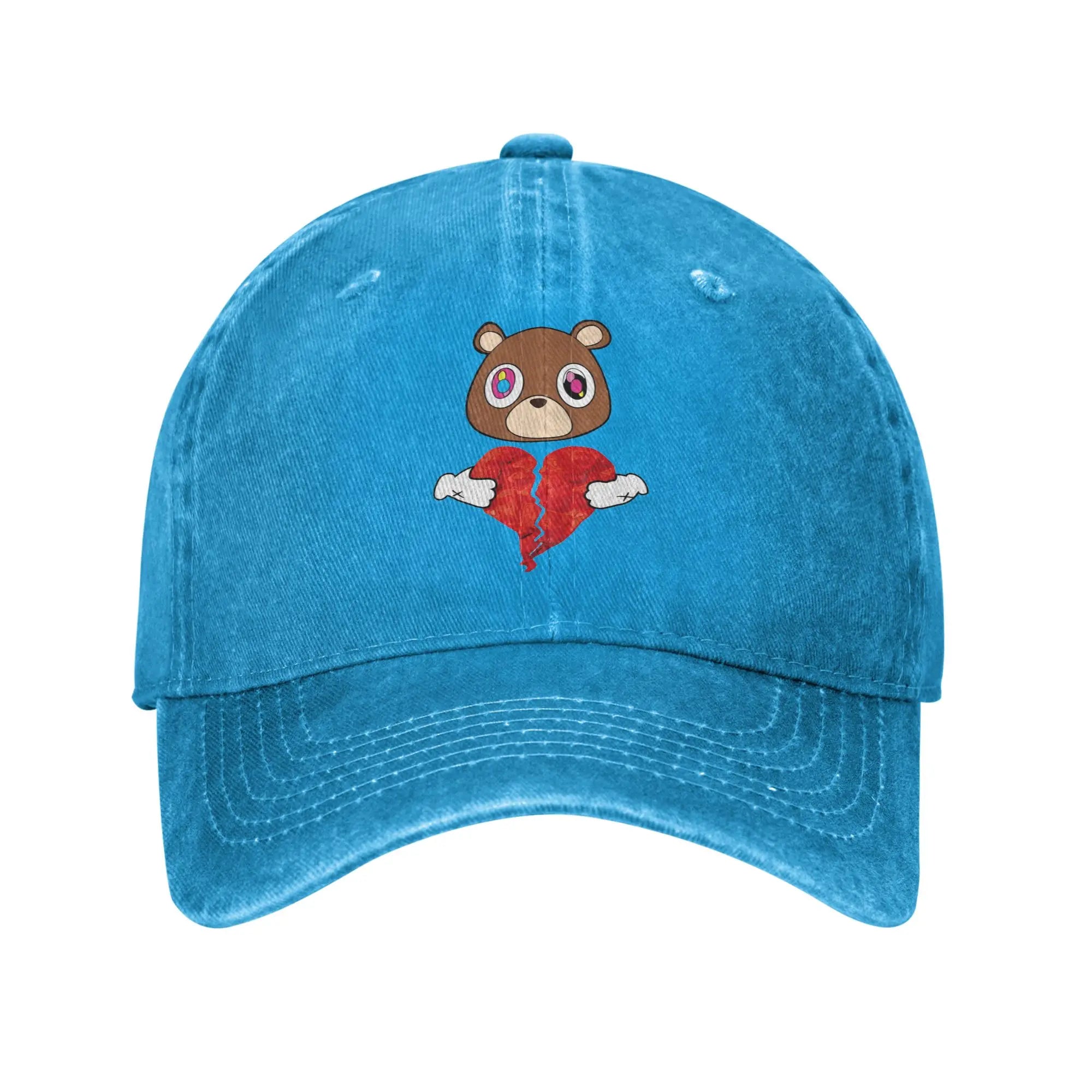 Kanye West Bully Baseball Cap Unisex Distressed Cotton Snapback Cap  Outdoor Running Golf Unstructured Soft Hats Cap