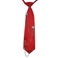 Fashion Pre-tied JK Neck Tie Punk JK Preppy Bowtie Adjustable Vintage Star Chain Necktie for Men Women