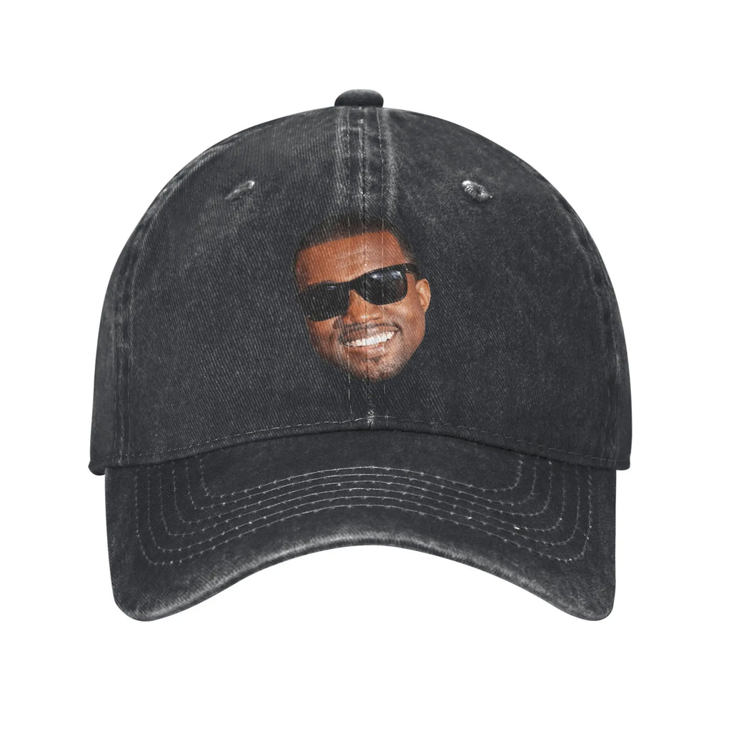 Kanye West Bully Baseball Cap Unisex Distressed Cotton Snapback Cap  Outdoor Running Golf Unstructured Soft Hats Cap